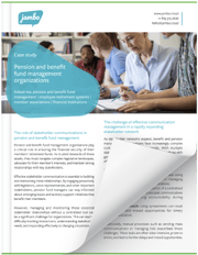 Jambo case study pension and benefit fund management organizations