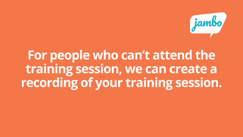 Jambo stakeholder relationship management software's training, implementation and onboarding process is quick and easy