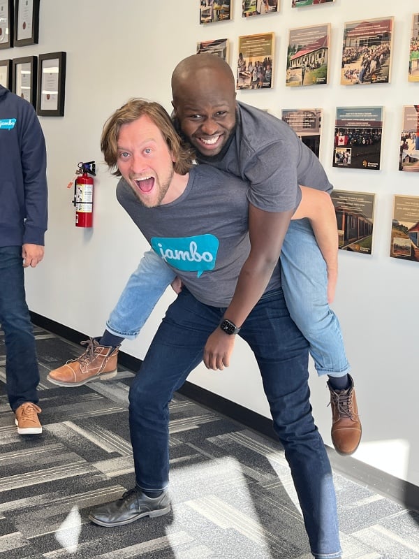 David & David messing around