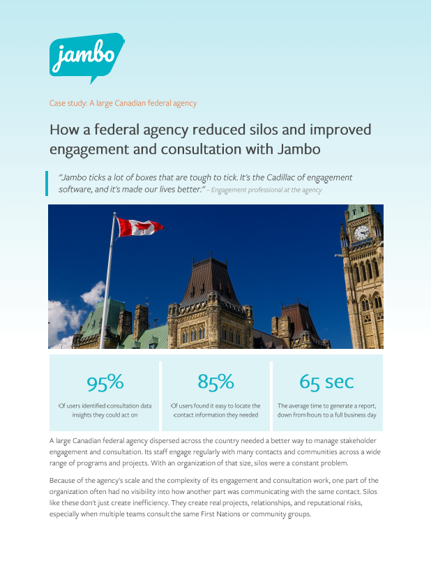 Jambo case study_CAD federal agency