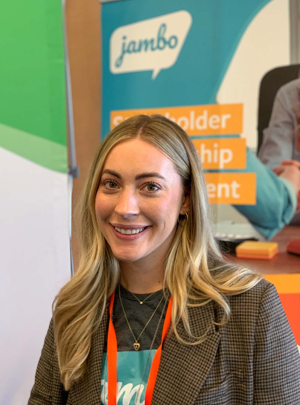 Sarah at the IAP2 conference
