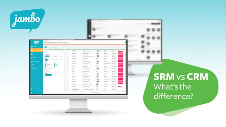 What's the difference between SRM software and CRM software