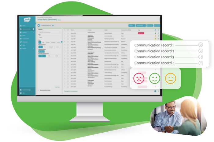 visual representation of ai sentiment icons