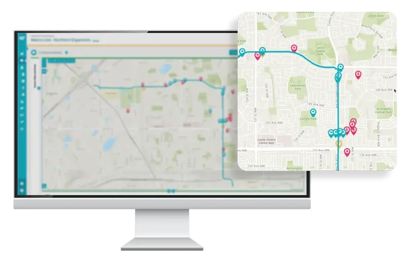 pinpoint locations